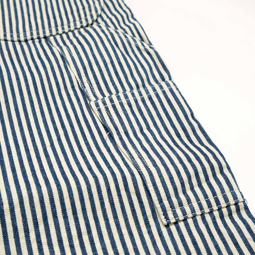 SUGAR CANE<br>11oz.HICKORY STRIPE WORK PANTS<br>SC41823