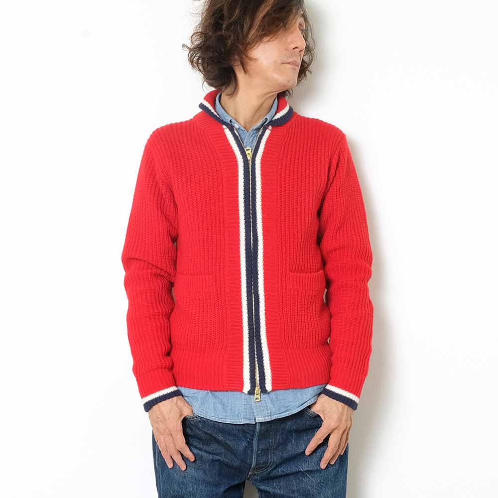 CHESWICK - WOOL / ACRYLIC 30/70 ZIP SWEATER - CH90141