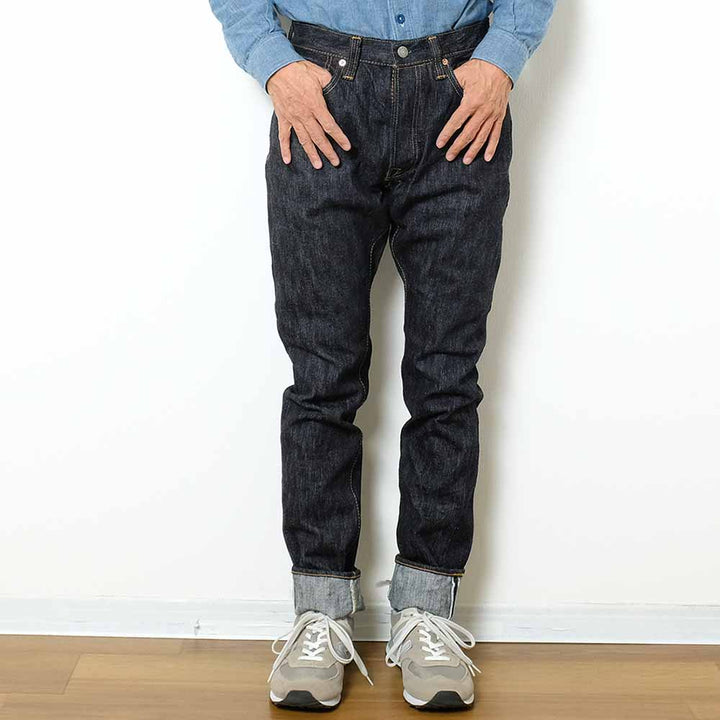 pure blue japan<br>Lot. EX-019 17.5oz Extra Slub Selvedge denim Relaxed Tapered One Wash<br>EX-019