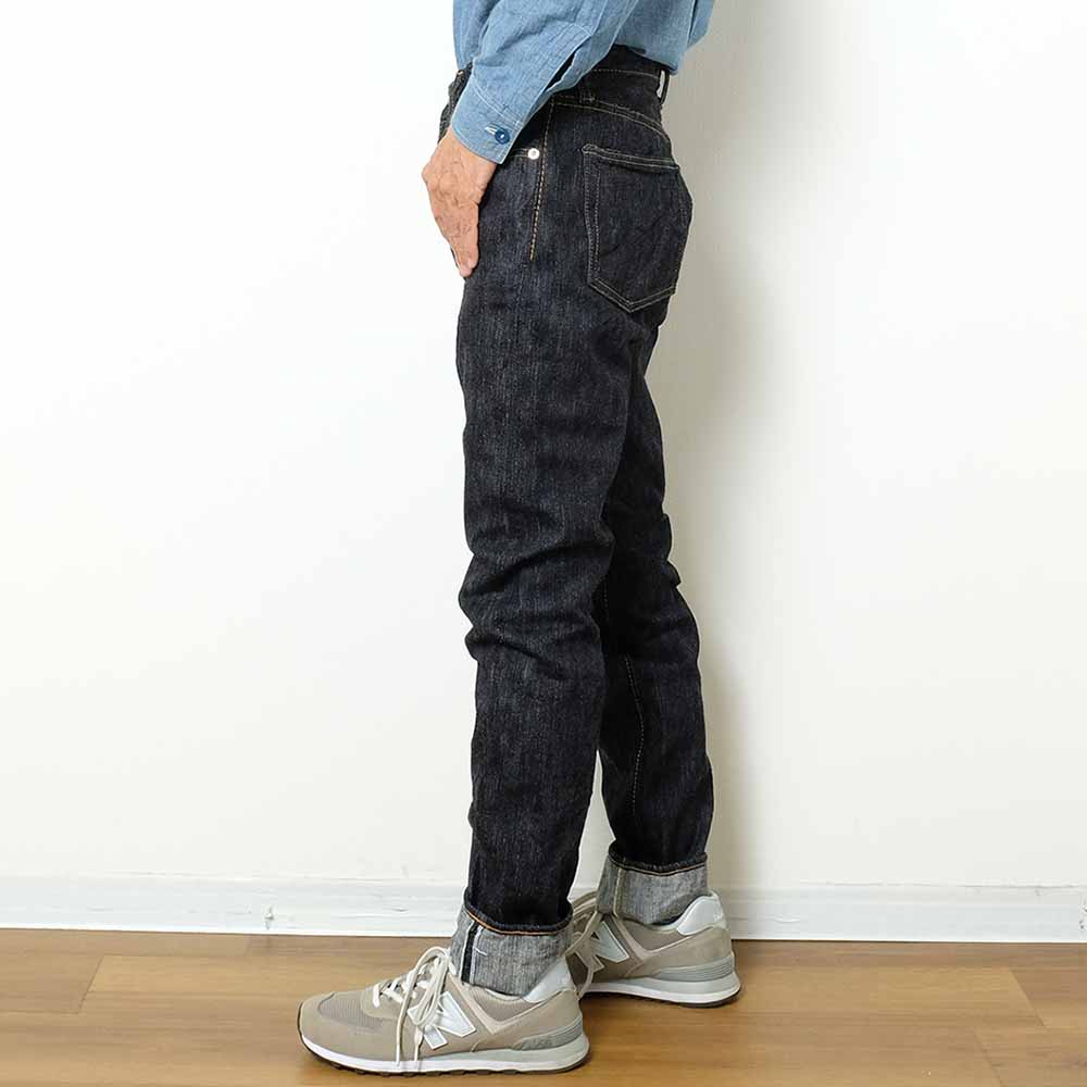 pure blue japan<br>Lot. EX-019 17.5oz Extra Slub Selvedge denim Relaxed Tapered One Wash<br>EX-019