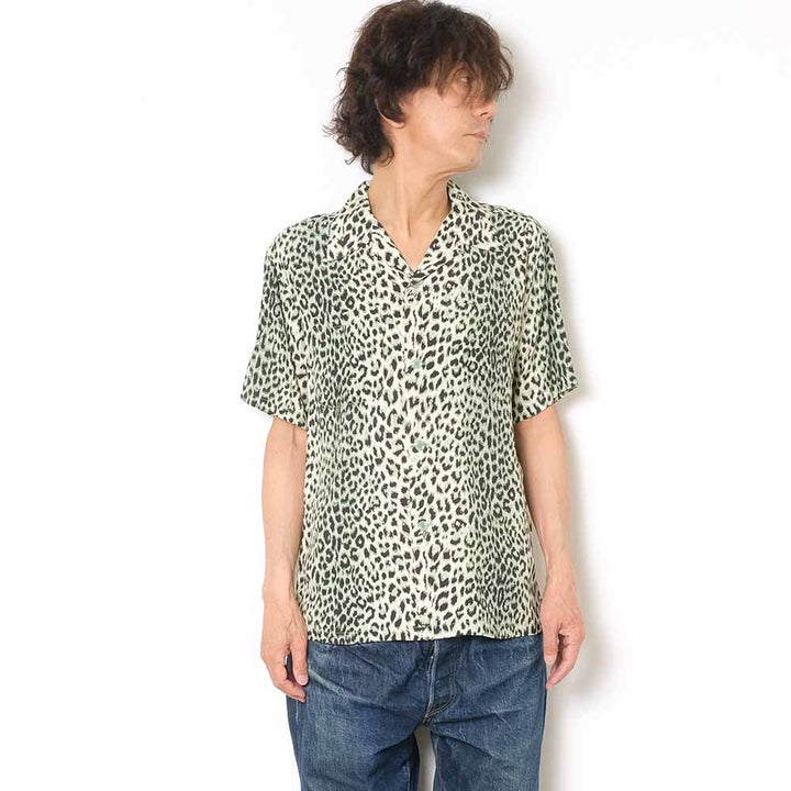 STAR OF HOLLYWOOD - HIGH DENSITY RAYON OPEN SHIRT - LEOPARD - SH39080