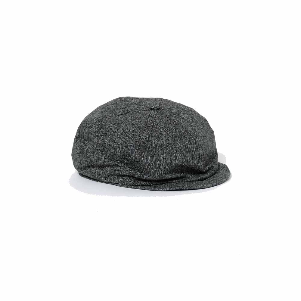 SUGAR CANE - 9oz. BLACK COVERT APPLEJACK CAP - SC02625