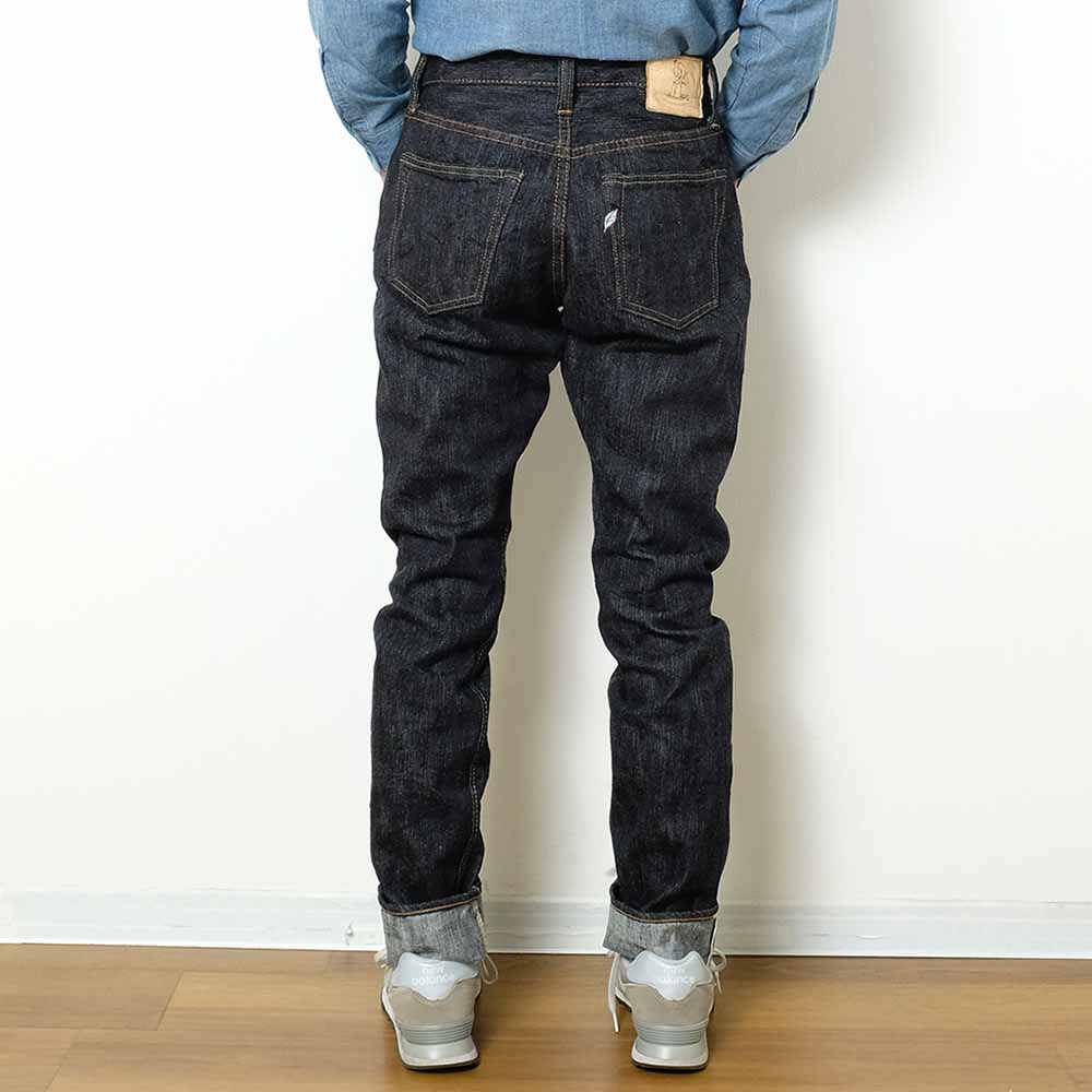 pure blue japan<br>Lot. EX-019 17.5oz Extra Slub Selvedge denim Relaxed Tapered One Wash<br>EX-019