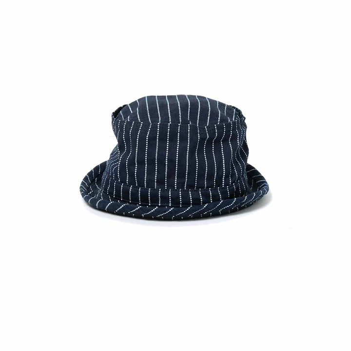 SUGAR CANE<br>WABASH STRIPE PORKPIE HAT<br>SC02467