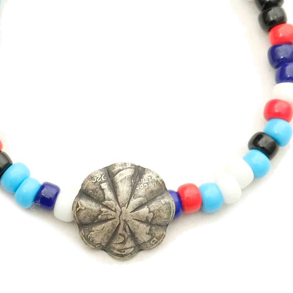 Button Works - DIME COIN BEADS BRACELET - BW-0063