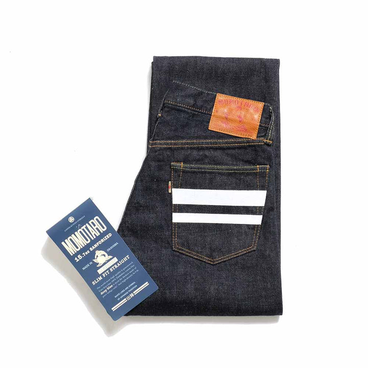 Momotaro Jeans - 15.7oz 特濃インディゴ - 出陣スリムストレート - 0205SP