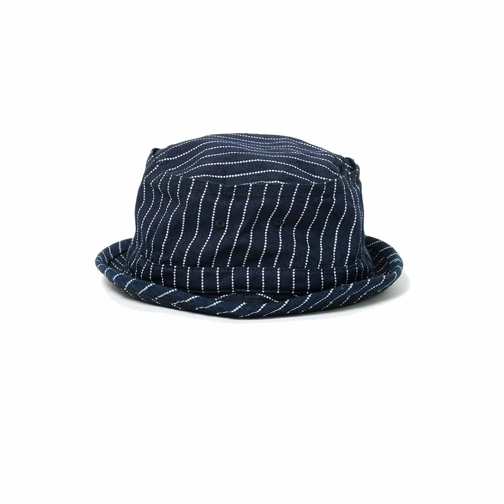 SUGAR CANE<br>WABASH STRIPE PORKPIE HAT<br>SC02467
