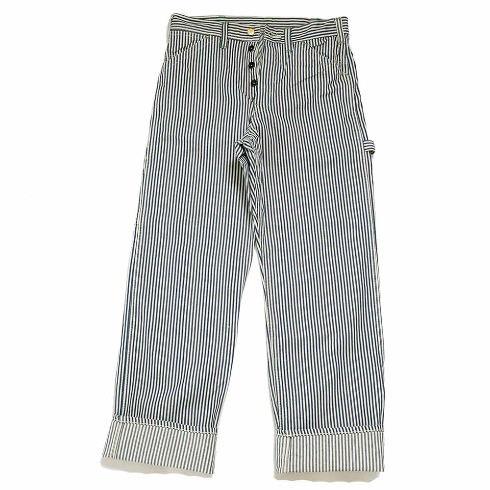 SUGAR CANE 11oz.HICKORY STRIPE WORK PANTS SC41823