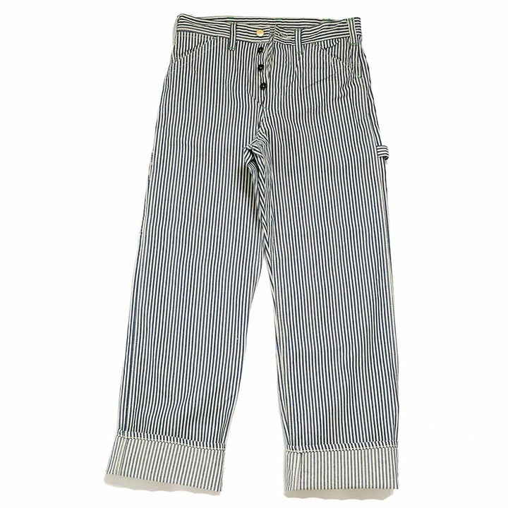 SUGAR CANE 11oz.HICKORY STRIPE WORK PANTS SC41823