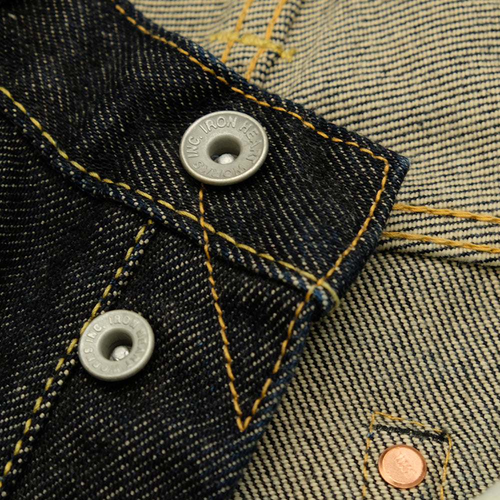 IRON HEART - 21oz. EXTRA HEAVY SELVEDGE DENIM - STRAIGHT - IH634S