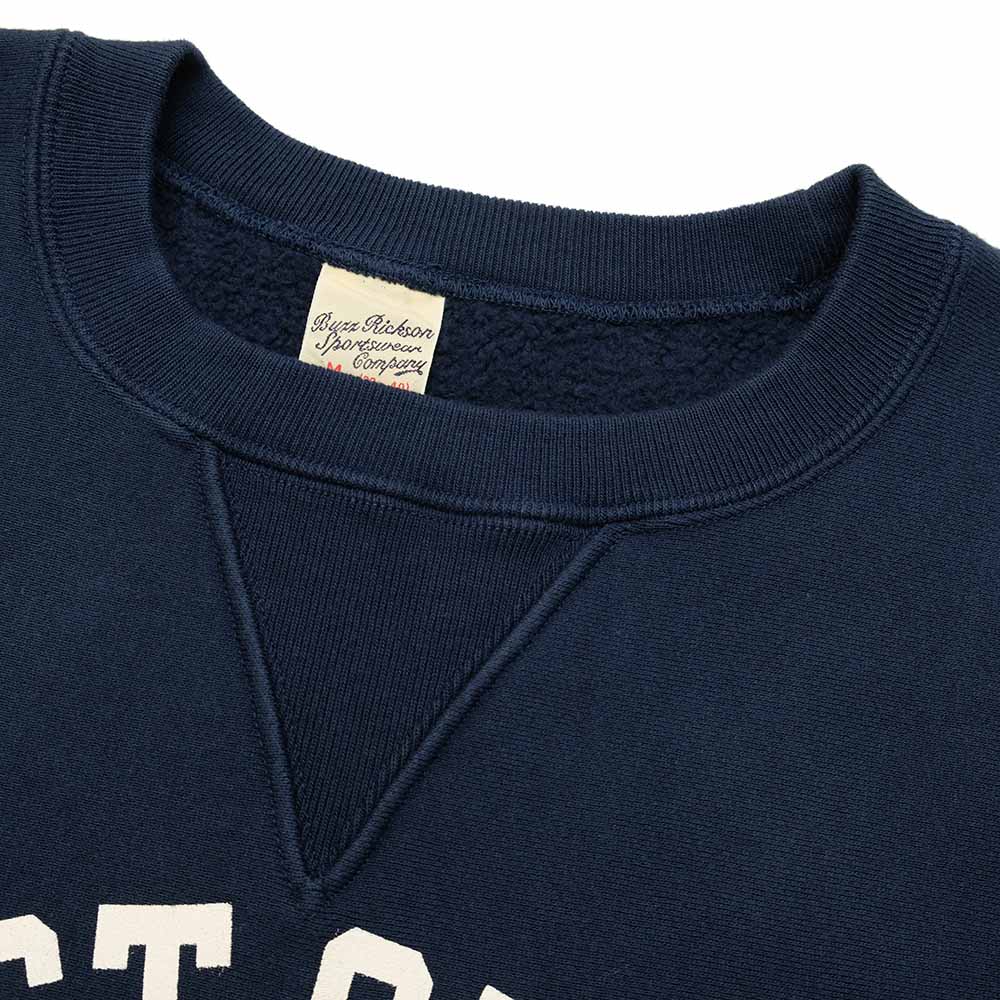 BUZZ RICKSON'S - HORIZONTAL KNITTING SWEAT SHIRT - COAST GUARD - BR68913