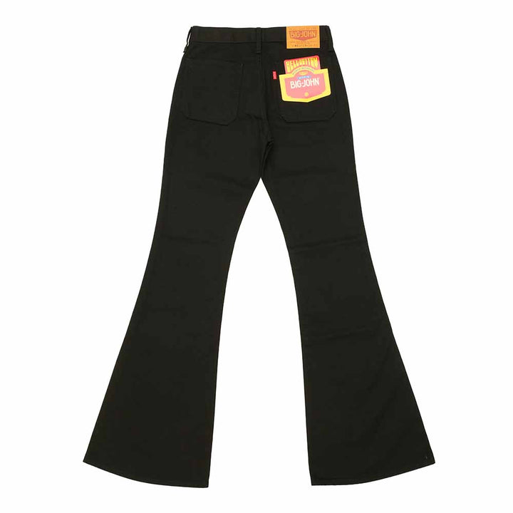 BIG JOHN - BUTTON UP BELL BOTTOM BLACK - MH402B-61A