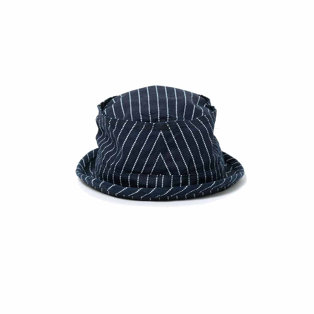 SUGAR CANE<br>WABASH STRIPE PORKPIE HAT<br>SC02467