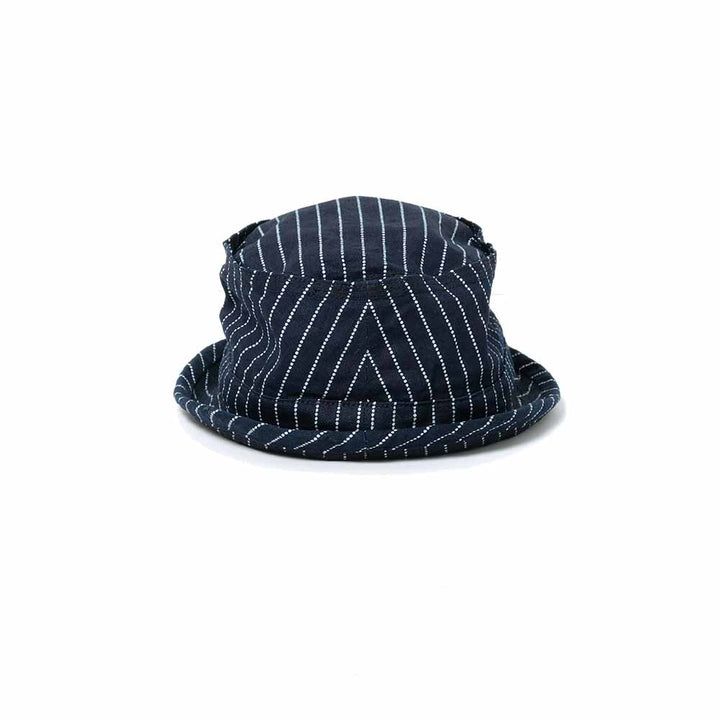 SUGAR CANE<br>WABASH STRIPE PORKPIE HAT<br>SC02467