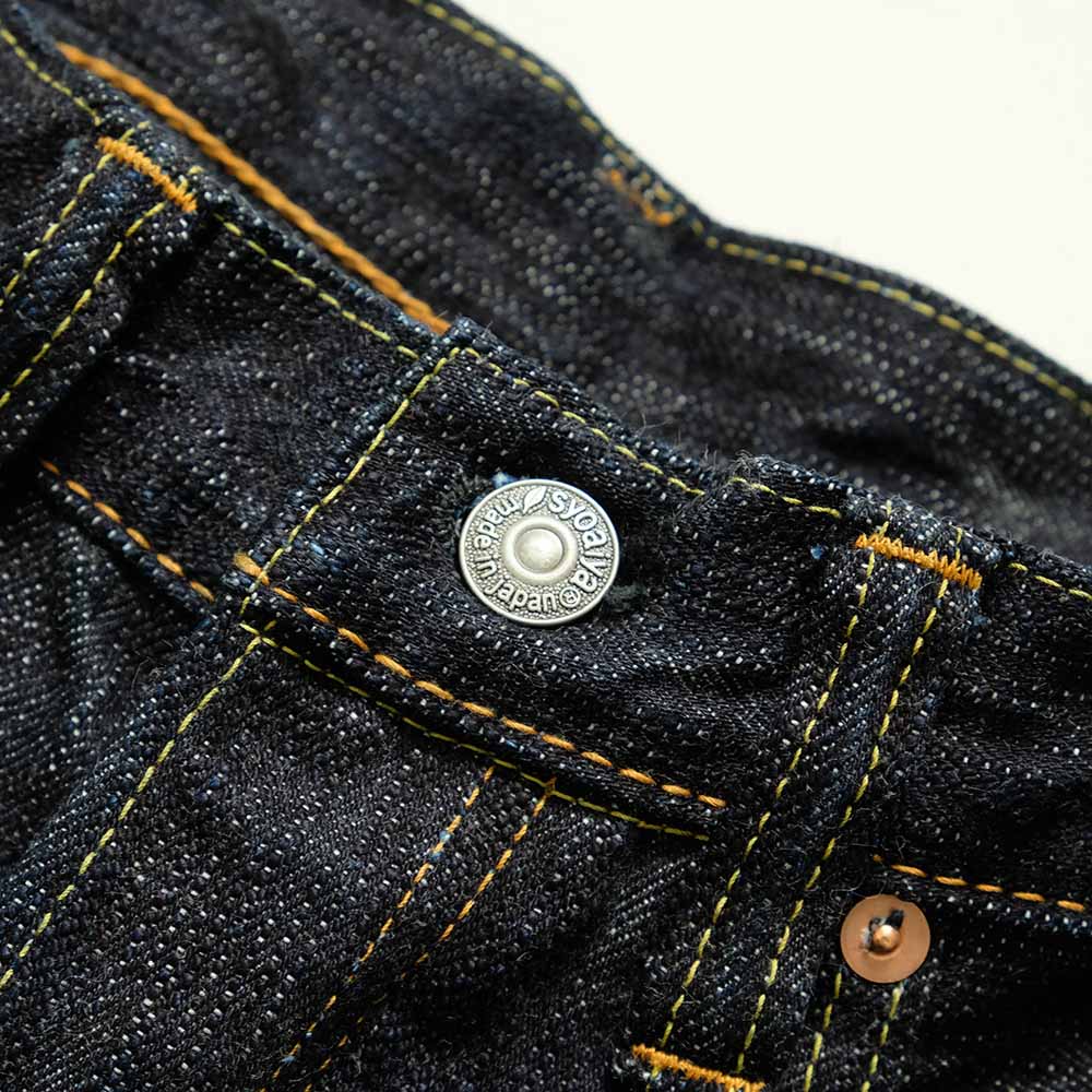 pure blue japan<br>Lot. EX-019 17.5oz Extra Slub Selvedge denim Relaxed Tapered One Wash<br>EX-019