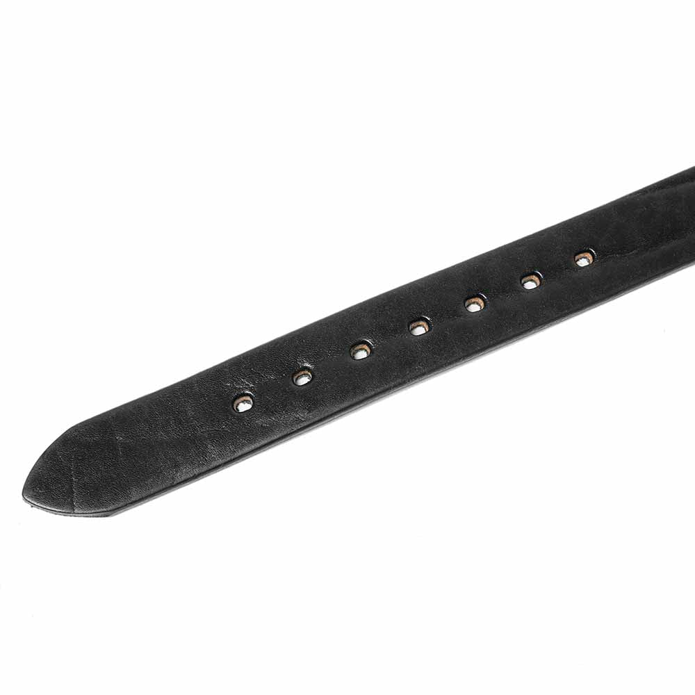 BARNS TOCHIGI LEATHER BELT ZINC BUCKLE LE-4168
