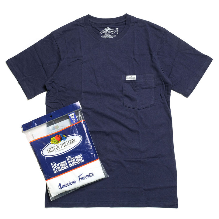 BLUE BLUE - FRUIT OF THE LOOM ・ BLUE BLUE 2パックポケットTシャツ - 700059795