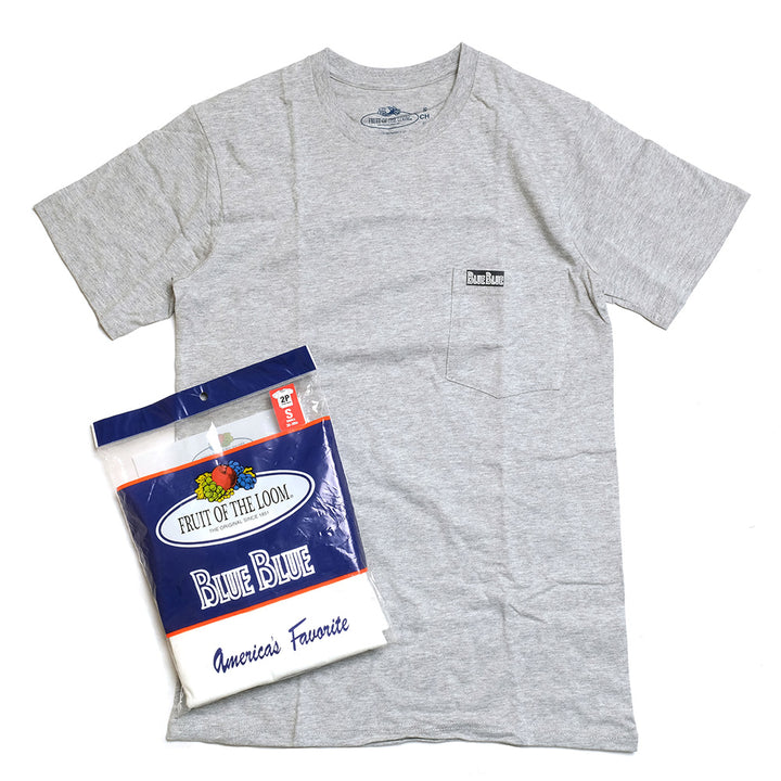 BLUE BLUE - FRUIT OF THE LOOM ・ BLUE BLUE 2パックポケットTシャツ - 700059795