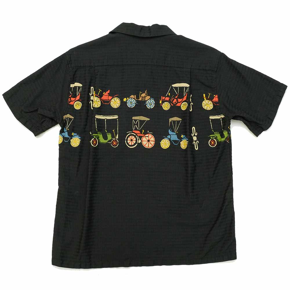 STAR OF HOLLYWOOD<br>DOBBY COTTON S/S OPEN SHIRT<br>CLASSIC CARS<br>SH38886