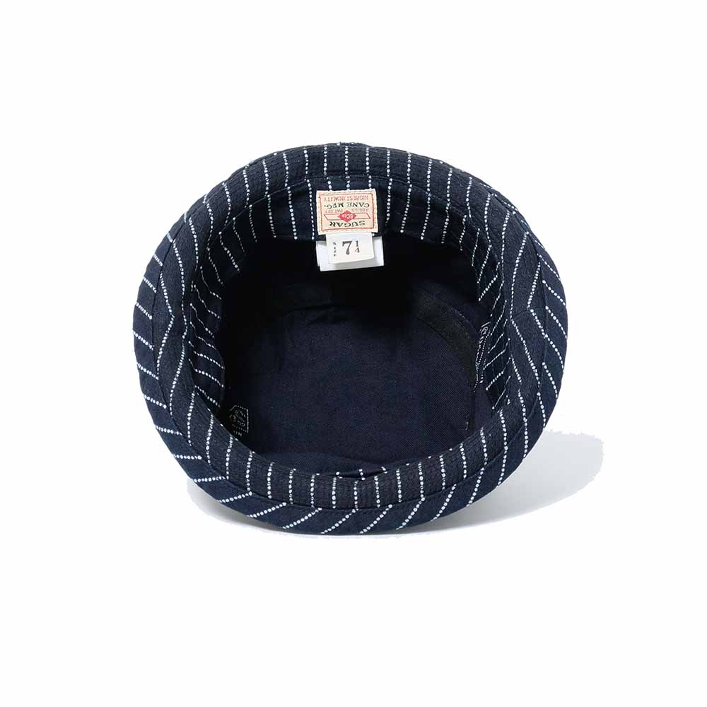 SUGAR CANE WABASH STRIPE PORKPIE HAT SC02467