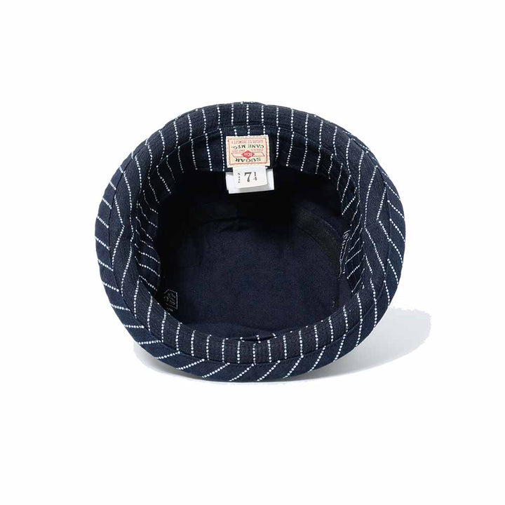 SUGAR CANE WABASH STRIPE PORKPIE HAT SC02467