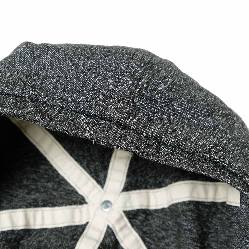 SUGAR CANE - 9oz. BLACK COVERT APPLEJACK CAP - SC02625