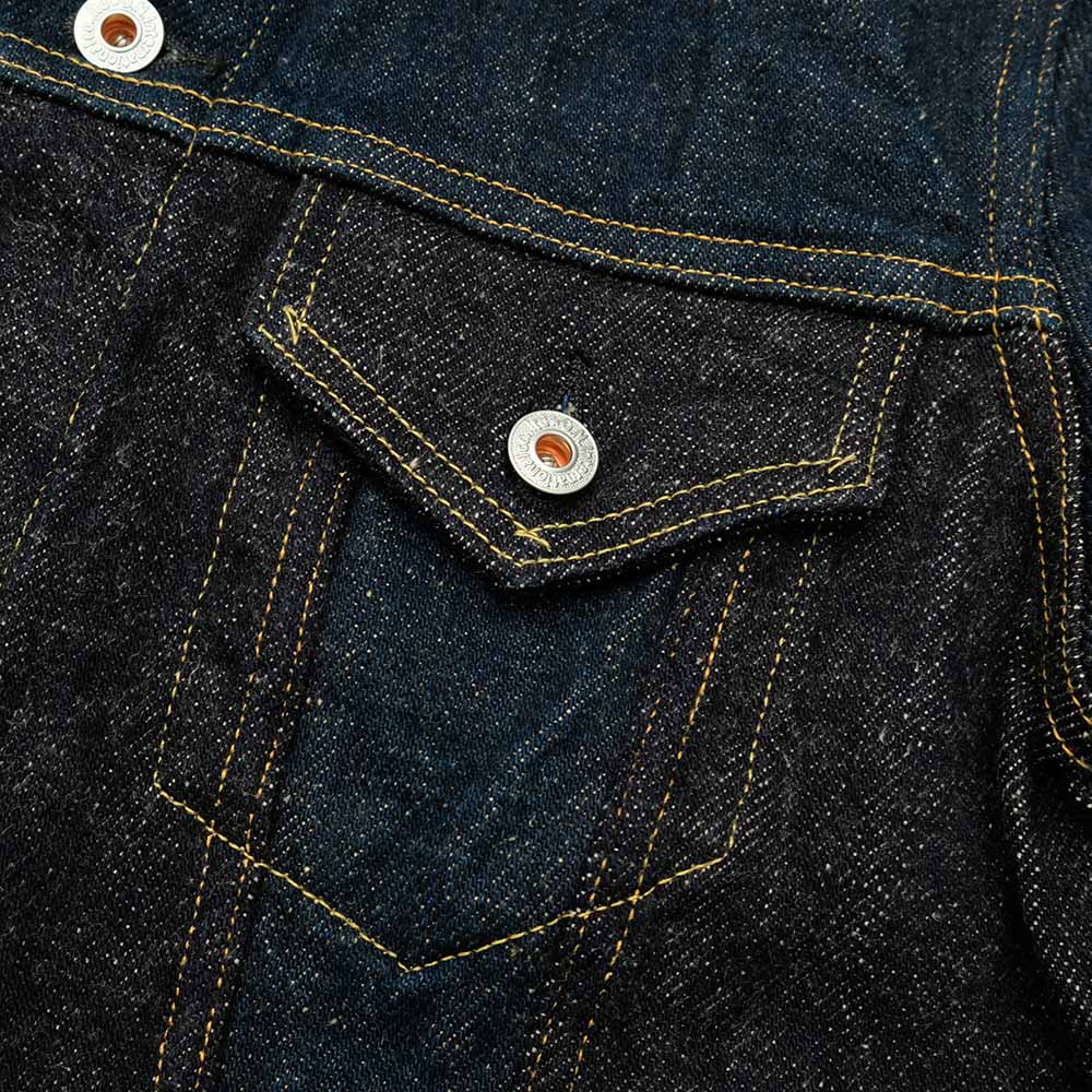 ONI DENIM 20oz ONI Secret Denim x 20oz Deep Indigo Secret Denim 3rd Type Denim Jacket ONI-02527P-COM