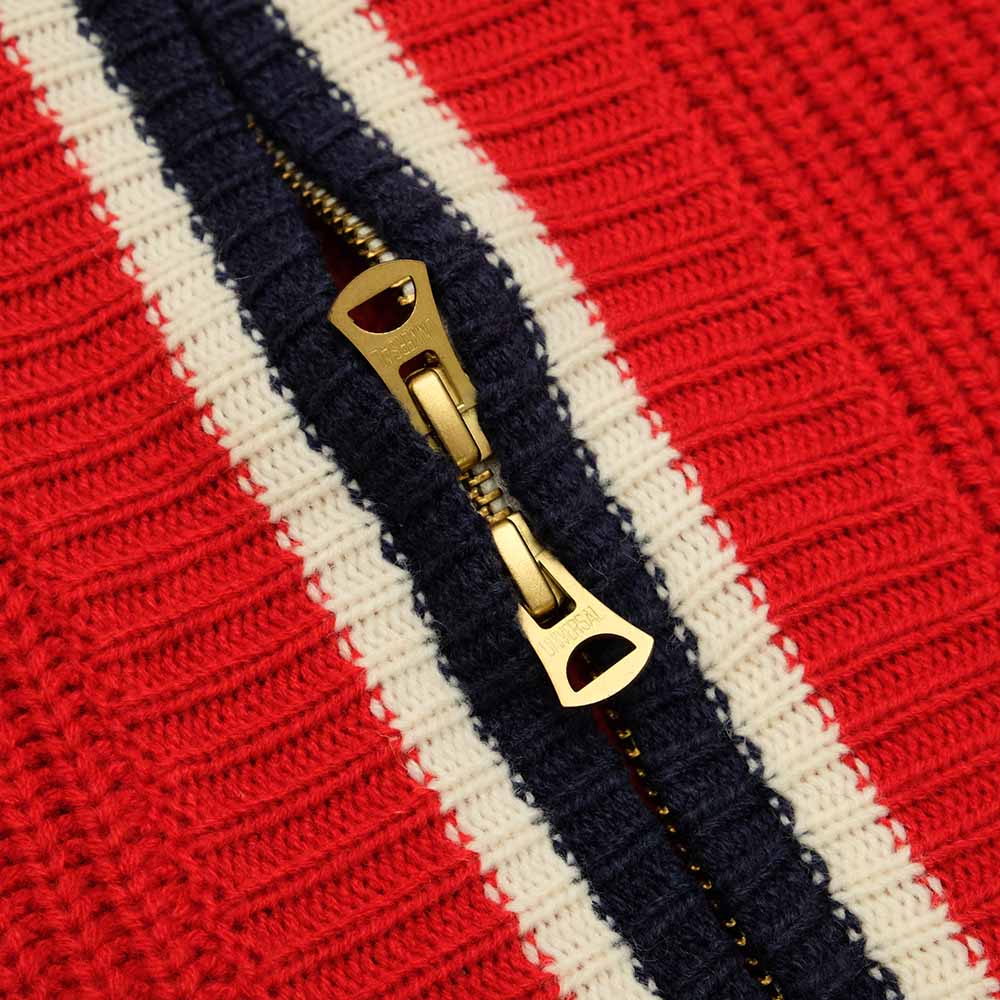 CHESWICK - WOOL / ACRYLIC 30/70 ZIP SWEATER - CH90141