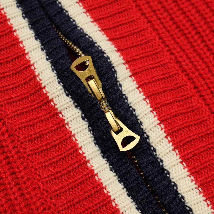 CHESWICK - WOOL / ACRYLIC 30/70 ZIP SWEATER - CH90141