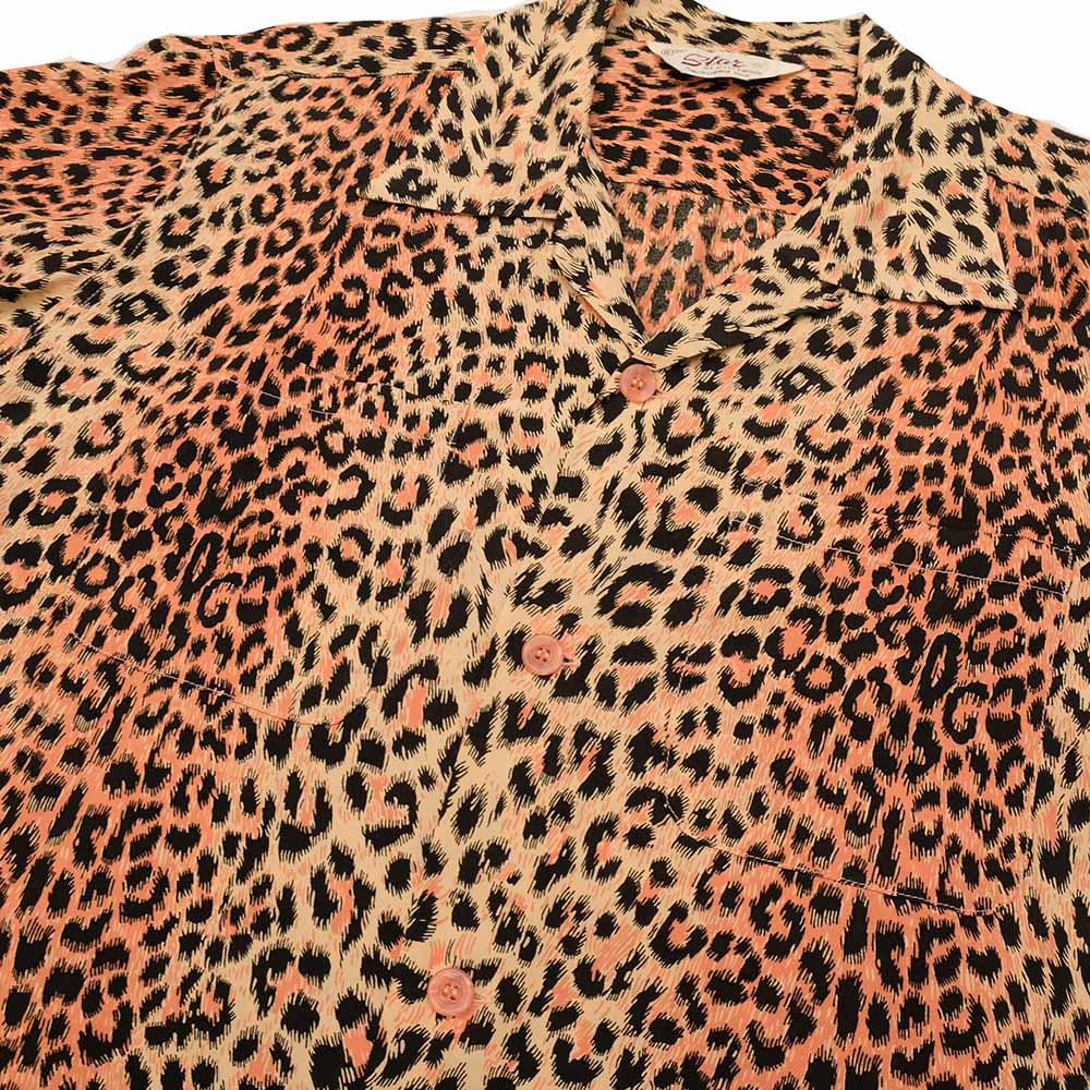STAR OF HOLLYWOOD - HIGH DENSITY RAYON OPEN SHIRT - LEOPARD - SH39080