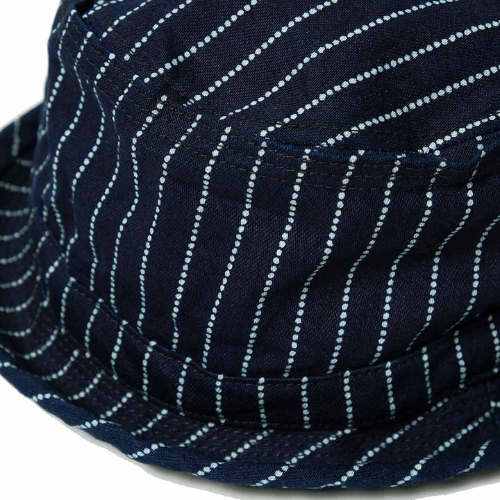 SUGAR CANE WABASH STRIPE PORKPIE HAT SC02467