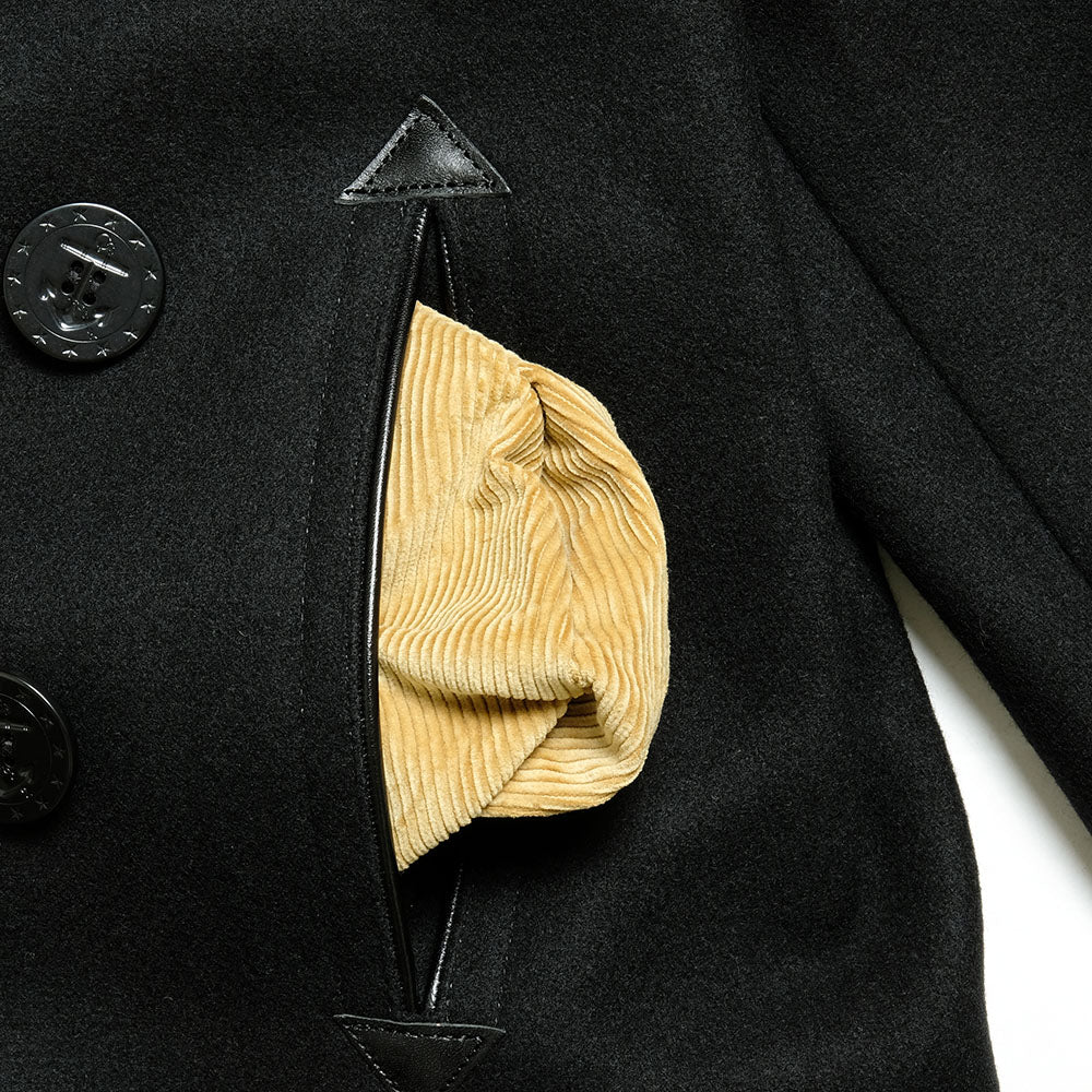 Buzz Rickson's - WILLIAM GIBSON COLLECTION - BLACK PEA COAT - BR12394