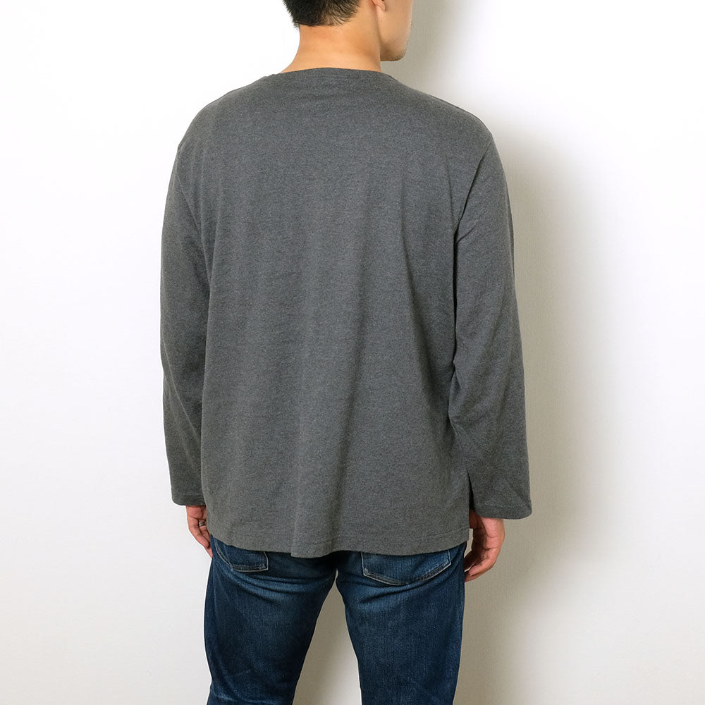 BURGUS PLUS - L/S Wide Basque Shirts Solid - HBP-025