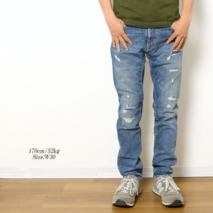 Nudie Jeans<br>THIN FINN WORN IN ECRU<br>113310
