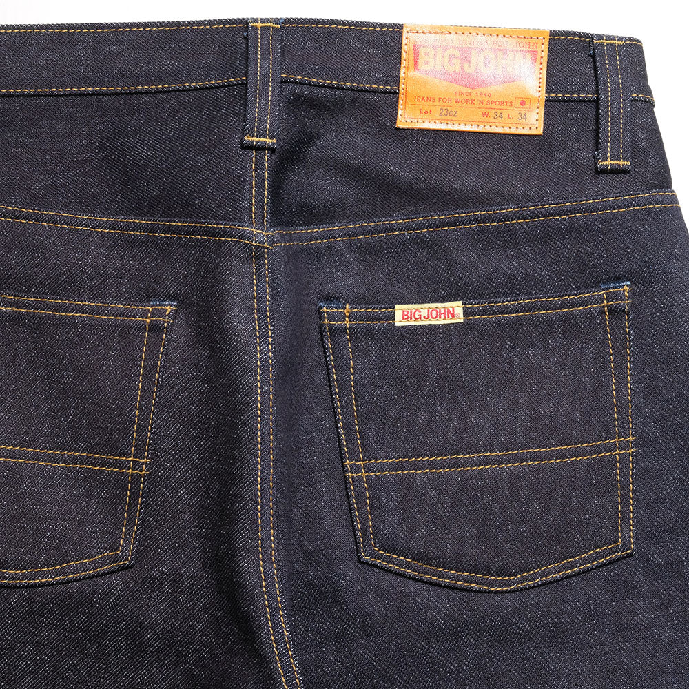 BIG JOHN - TOUGH JEANS COLLECTION - M104G Regular Straight - 23oz Selvedge Denim - M104G-000B