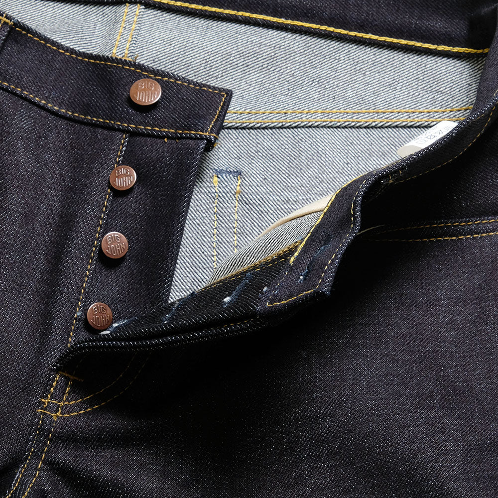 BIG JOHN - TOUGH JEANS COLLECTION - M106G Slim Tapered - 23oz Selvedge Denim - M106G-000B