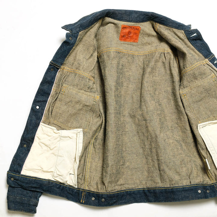 ONI DENIM<br>20oz "鬼秘-ONI Secret-" 2nd Type Denim Jacket<br>ONI-02516P