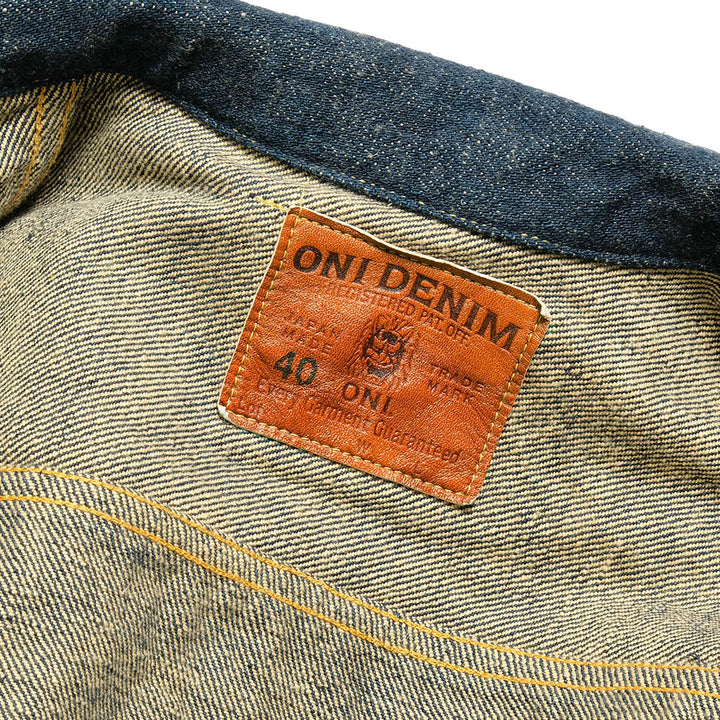 ONI DENIM<br>20oz "鬼秘-ONI Secret-" 2nd Type Denim Jacket<br>ONI-02516P
