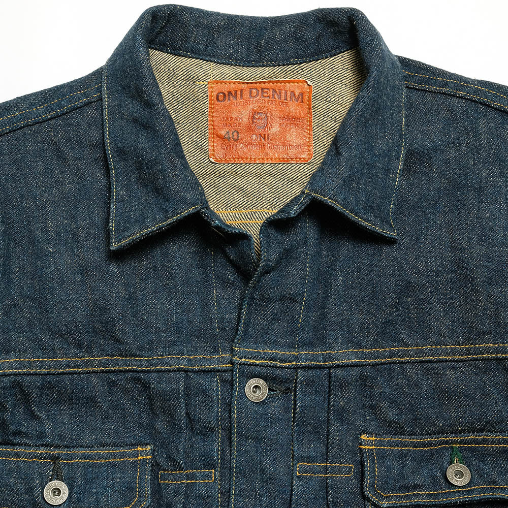 ONI DENIM<br>20oz "鬼秘-ONI Secret-" 2nd Type Denim Jacket<br>ONI-02516P
