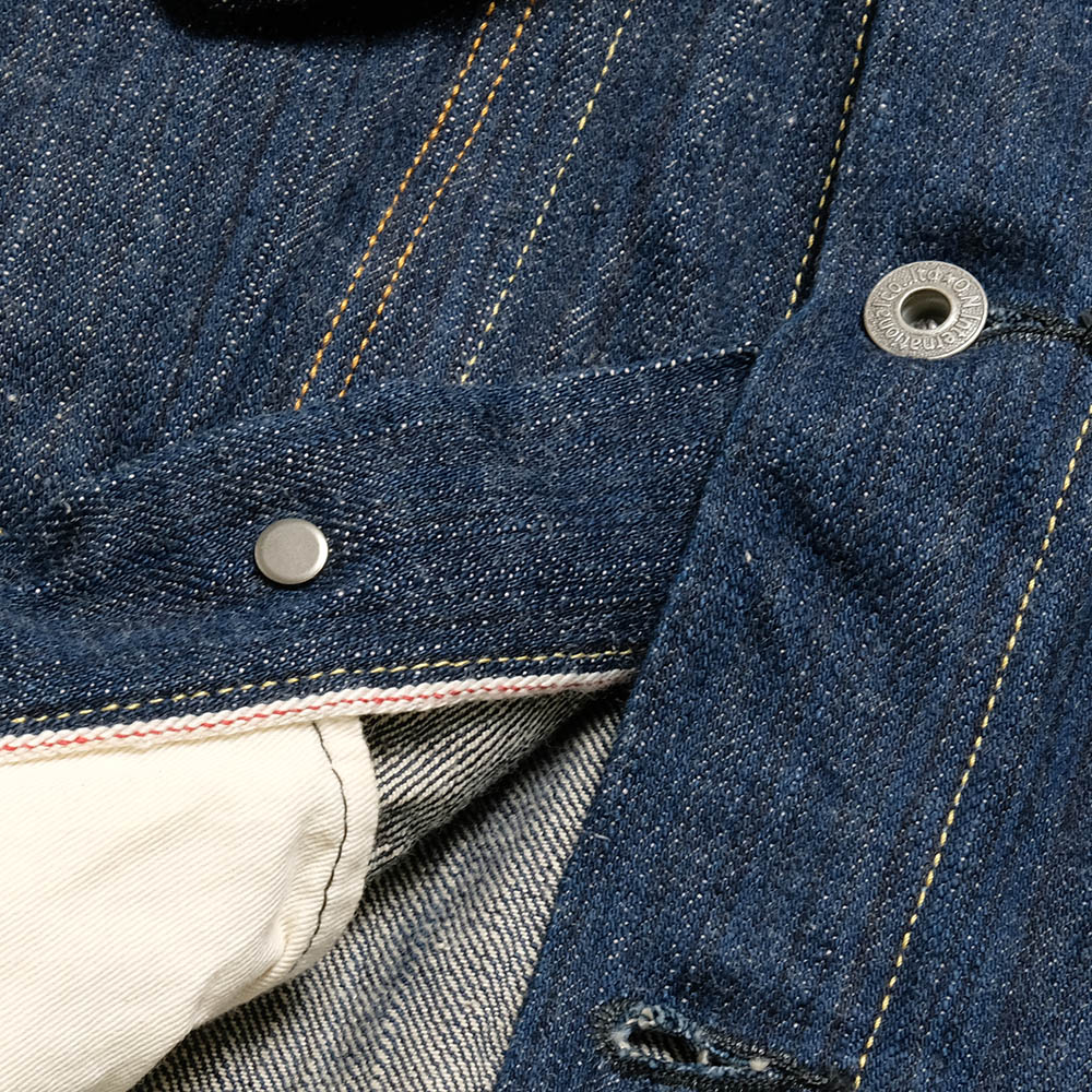 ONI DENIM<br>Semi-Handmade 16oz 天然藍 "SHM-KIWAMI" 3rd Type Denim Jacket<br>ONI-02525P