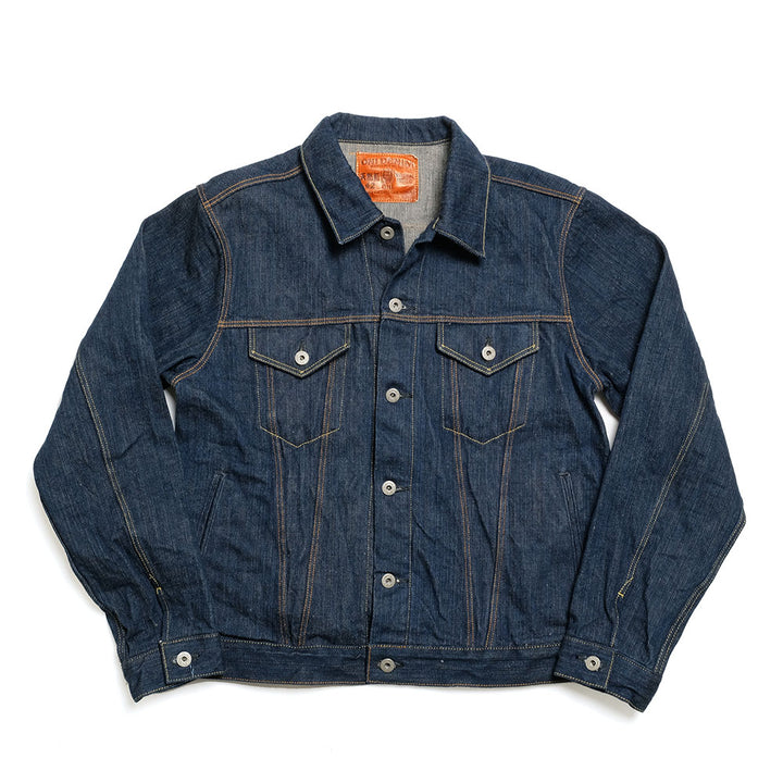 ONI DENIM<br>Semi-Handmade 16oz 天然藍 "SHM-KIWAMI" 3rd Type Denim Jacket<br>ONI-02525P