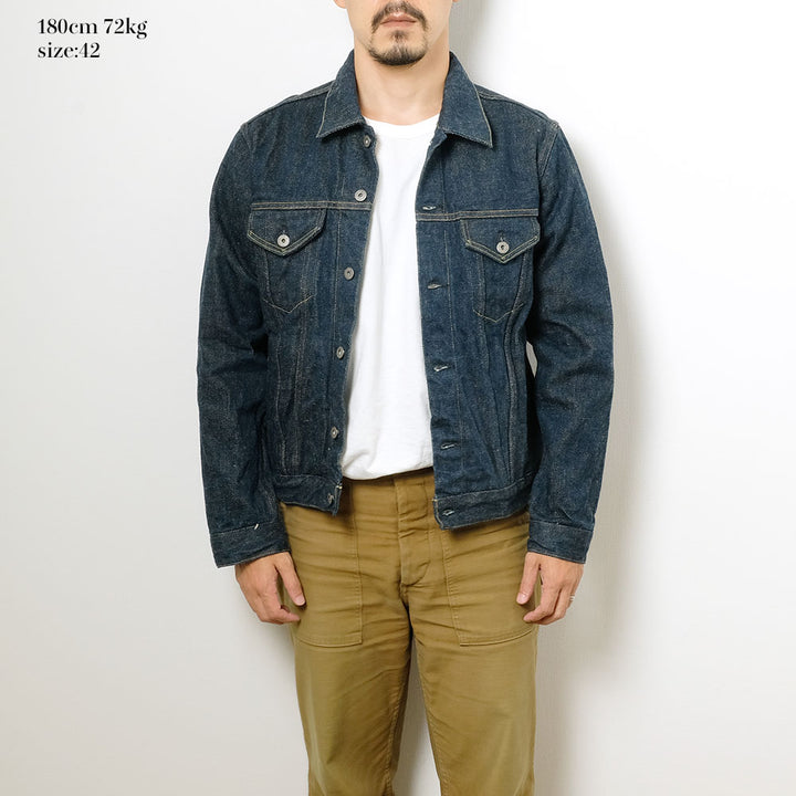 ONI DENIM - 20oz 鬼秘(ONI Secret) Denim - 3rd Type Denim Jacket - ONI-02527P