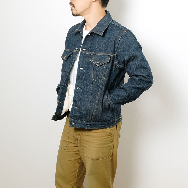 ONI DENIM - 20oz 鬼秘(ONI Secret) Denim - 3rd Type Denim Jacket - ONI-02527P