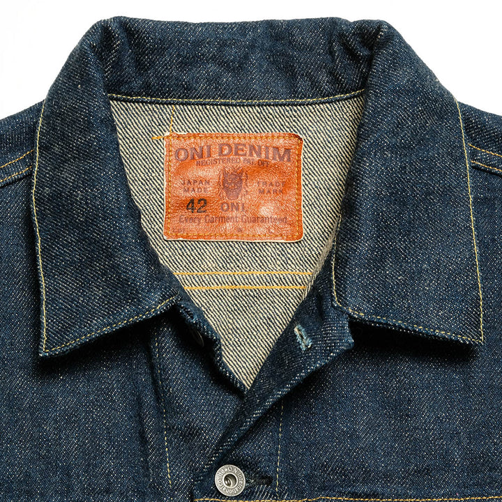 ONI DENIM - 20oz 鬼秘(ONI Secret) Denim - 3rd Type Denim Jacket - ONI-02527P