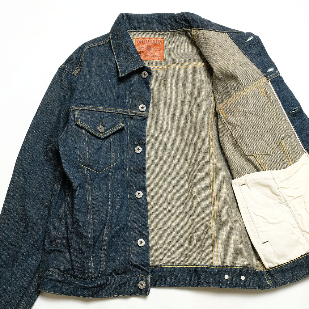 ONI DENIM - 20oz 鬼秘(ONI Secret) Denim - 3rd Type Denim Jacket - ONI-02527P