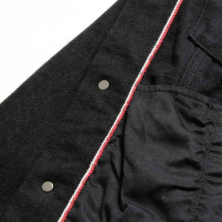 ONI DENIM<br>20oz ONI Secret Denim Dark Indigo x Black 3rd Type Denim Jacket<br>ONI-02527PZR