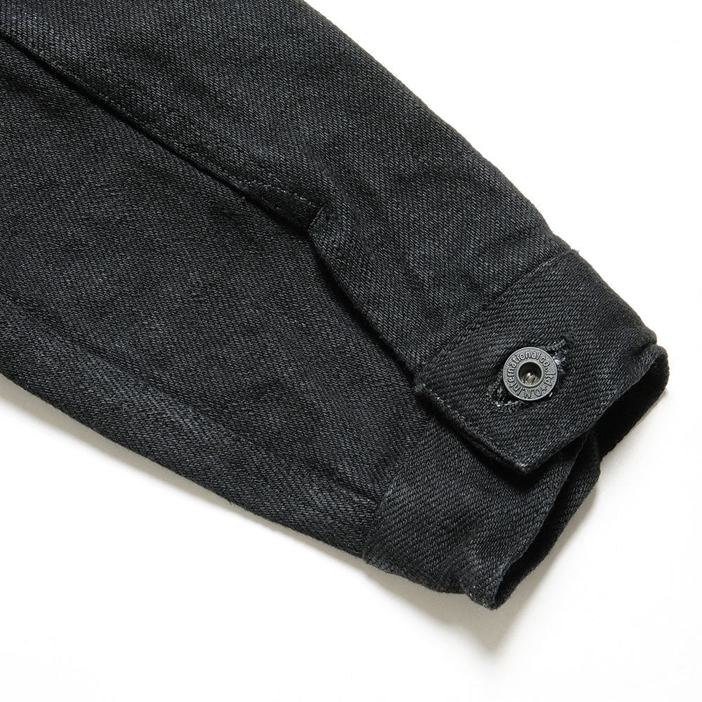 ONI DENIM<br>20oz ONI Secret Denim Dark Indigo x Black 3rd Type Denim Jacket<br>ONI-02527PZR