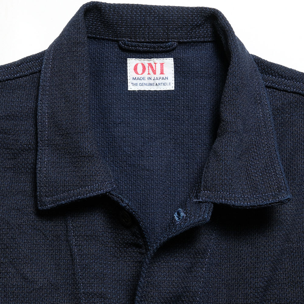 ONI DENIM - Coveralls Sashiko Style Dobby, Indigo - ONI-03100
