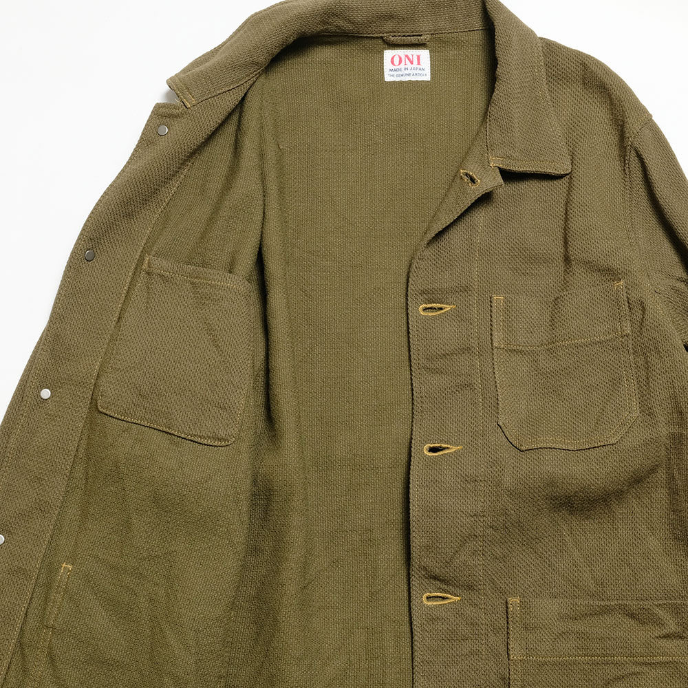 ONI DENIM - Coveralls 刺し子風ドビー - ONI-03100S