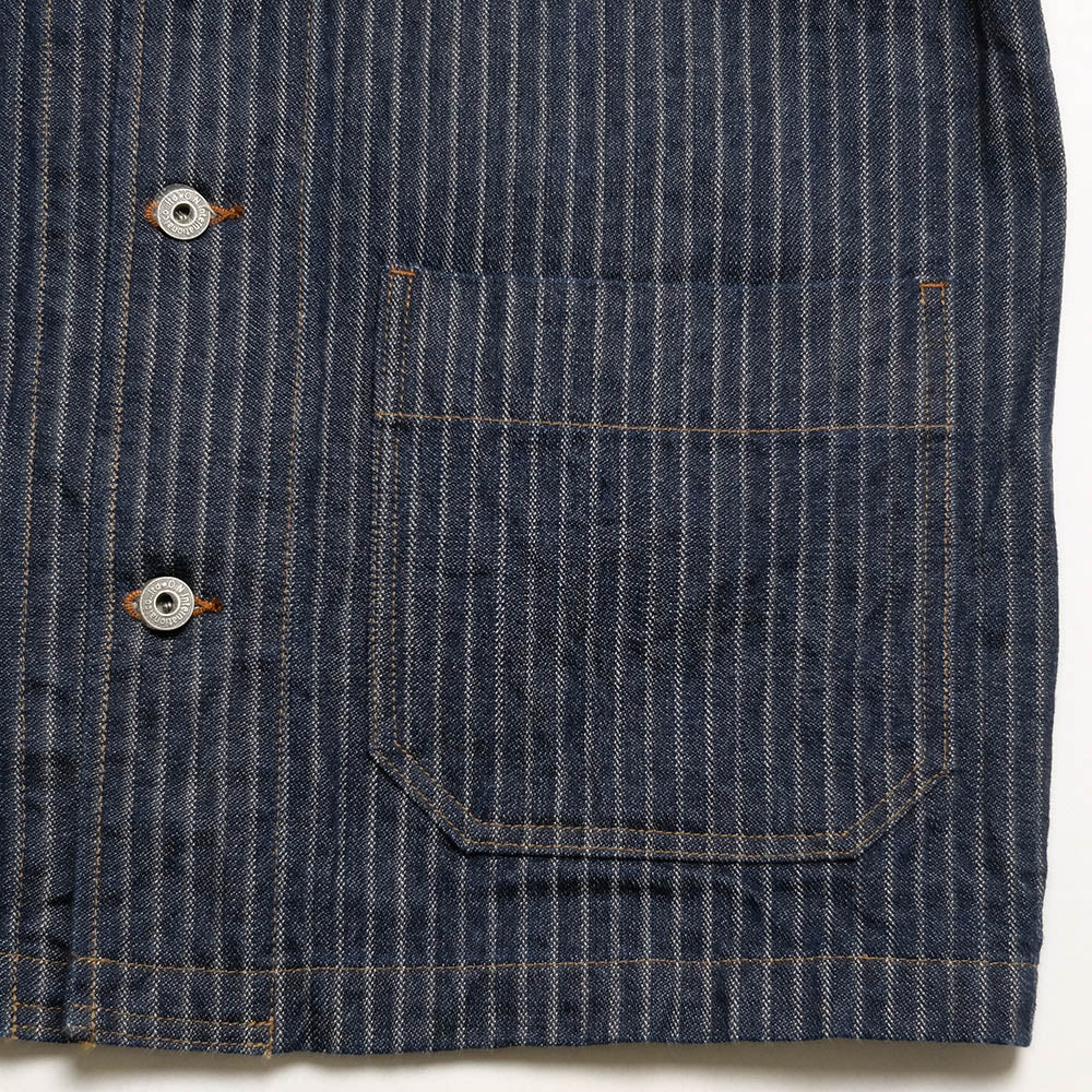 ONI DENIM - Coveralls - Drop-Needle Stitching Jacquard Striped Denim - ONI-03101HJS